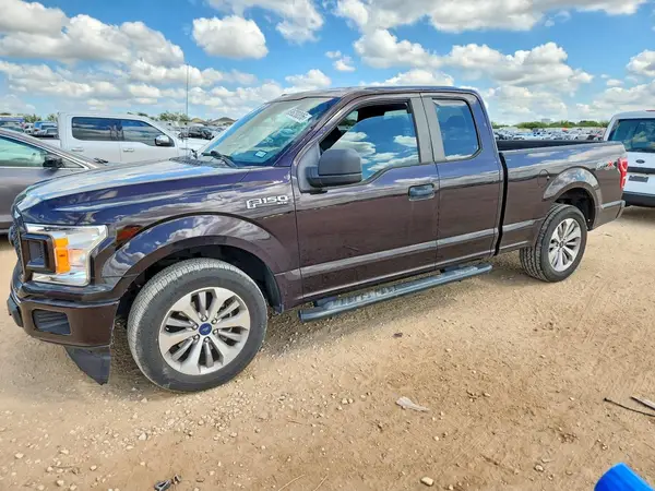 1FTEX1CP9JKD66352 — 2018 Ford F-150, Град (Hail), фото до ремонта