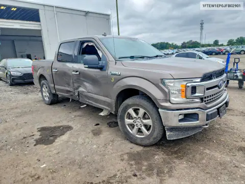 2018 Ford F150 Supercrew VIN 1FTEW1EP0JFB02901 фото 4