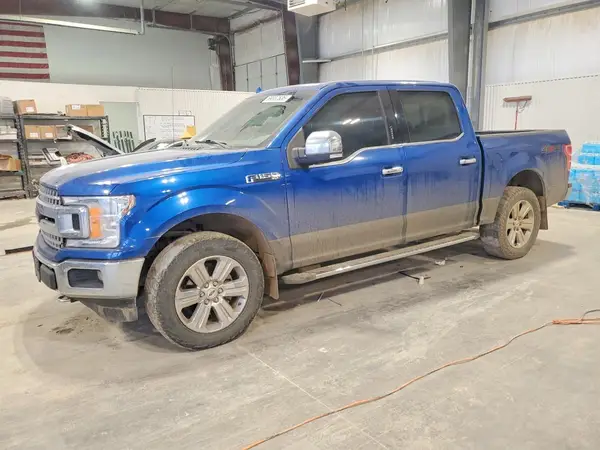 1FTEW1EP2JFA96079 — 2018 Ford F-150, Град (Hail), фото до ремонта
