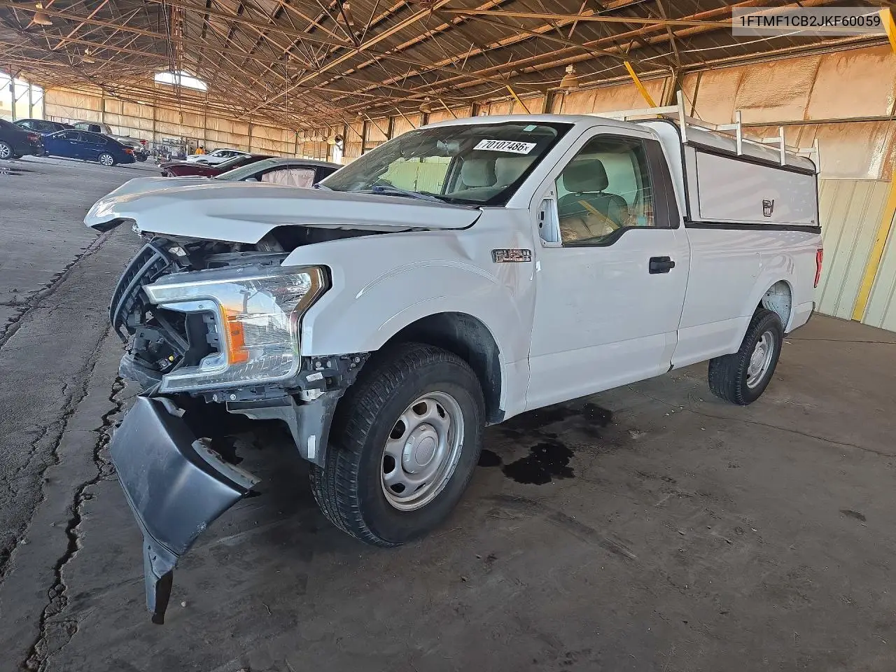 2018 Ford F150 VIN 1FTMF1CB2JKF60059 фото 1