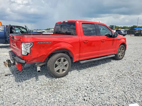1FTEW1CP0JFB01321 — 2018 Ford F-150, фото 3 с аукциона Copart, Задняя часть