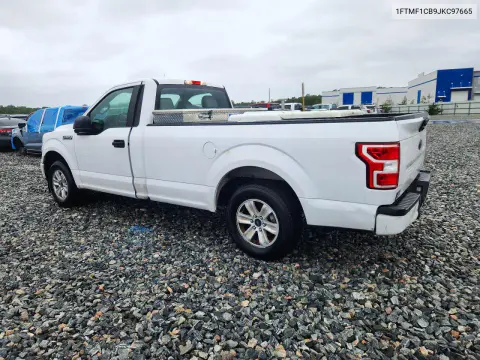 2018 Ford F150 VIN 1FTMF1CB9JKC97665 фото 2