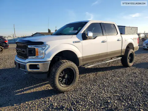 1FTEW1E52JKE86234 — 2018 Ford F-150, Пожар, фото до ремонта