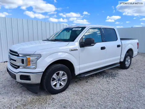 1FTEW1C55JFA47119 — 2018 Ford F-150, Механические повреждения, фото до ремонта