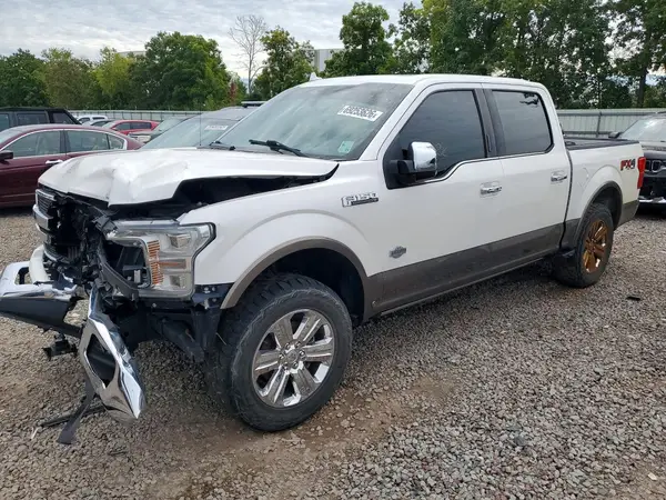 1FTEW1E57KFC64167 — 2019 Ford F-150, Передняя часть (Front End), фото до ремонта