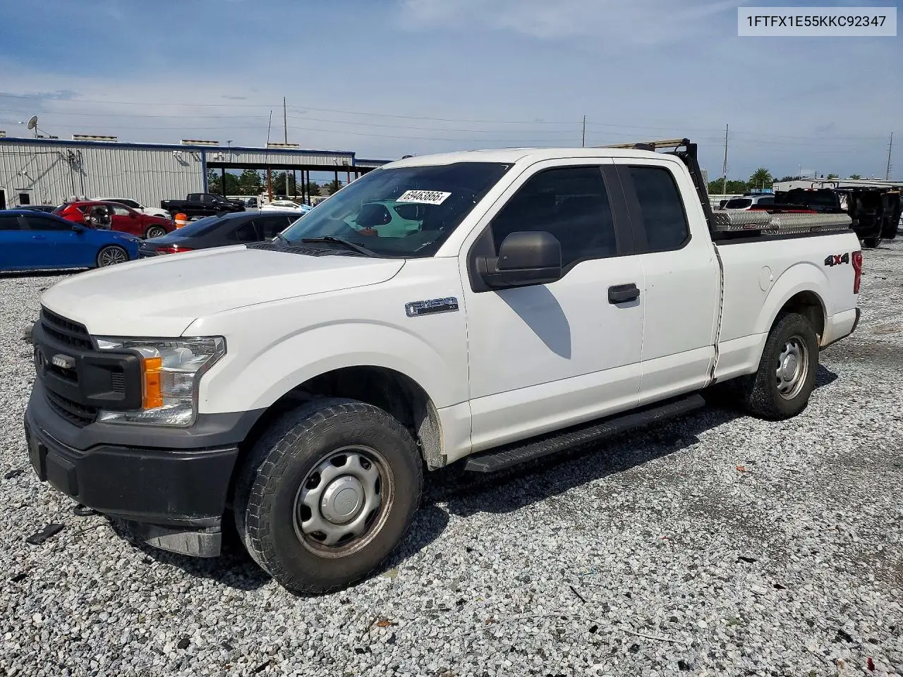 2019 Ford F150 Super Cab VIN 1FTFX1E55KKC92347 фото 1