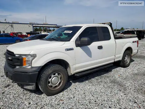 1FTFX1E55KKC92347 — 2019 Ford F-150, Естественный износ, фото до ремонта