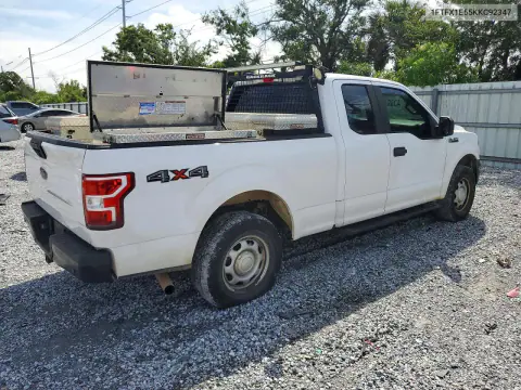 2019 Ford F150 Super Cab VIN 1FTFX1E55KKC92347 фото 3