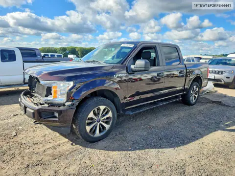 1FTEW1EP2KFB44441 — 2019 Ford F-150, Передняя часть, фото до ремонта