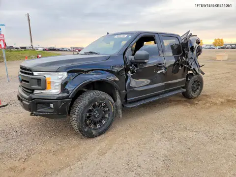 1FTEW1E46KKE11061 — 2019 Ford F-150, Задняя часть, фото до ремонта