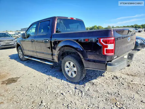 2019 Ford F150 Supercrew VIN 1FTEW1E58KKC38927 фото 2