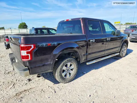 2019 Ford F150 Supercrew VIN 1FTEW1E58KKC38927 фото 3