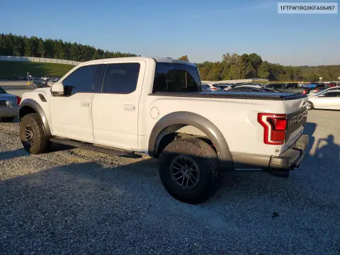 2019 Ford F150 Raptor VIN 1FTFW1RGXKFA06497 фото 2