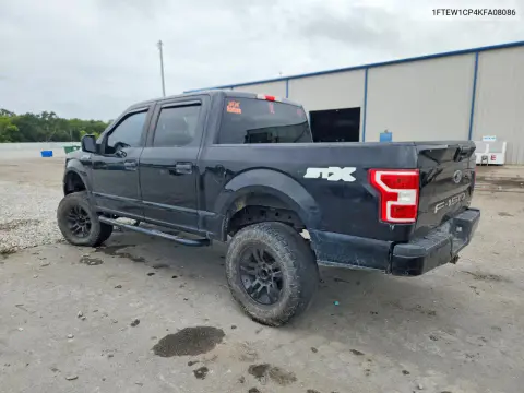 2019 Ford F150 Supercrew VIN 1FTEW1CP4KFA08086 фото 2