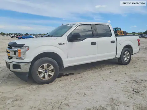 1FTEW1C50KFB47436 — 2019 Ford F-150, Задняя часть, фото до ремонта