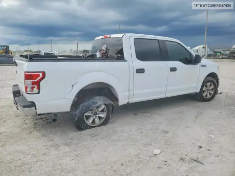 2019 Ford F150 Supercrew VIN 1FTEW1C50KFB47436 фото 3