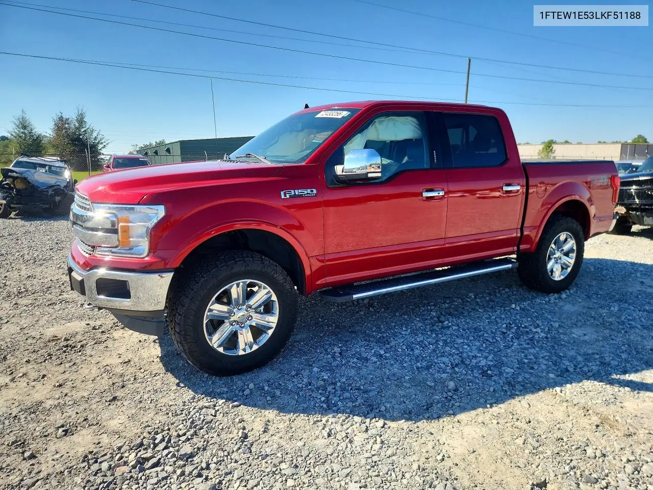 1FTEW1E53LKF51188 Ford F-150 2020 — повреждение Сторона, фото до ремонта