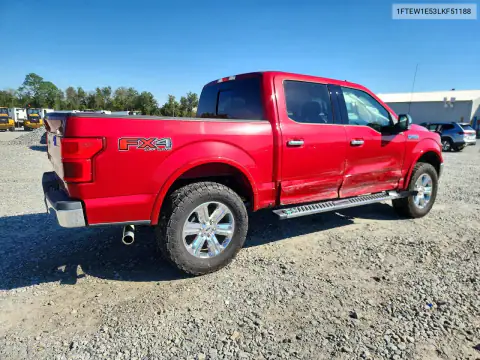 1FTEW1E53LKF51188 — 2020 Ford F-150, фото 3 с аукциона Copart, Сторона