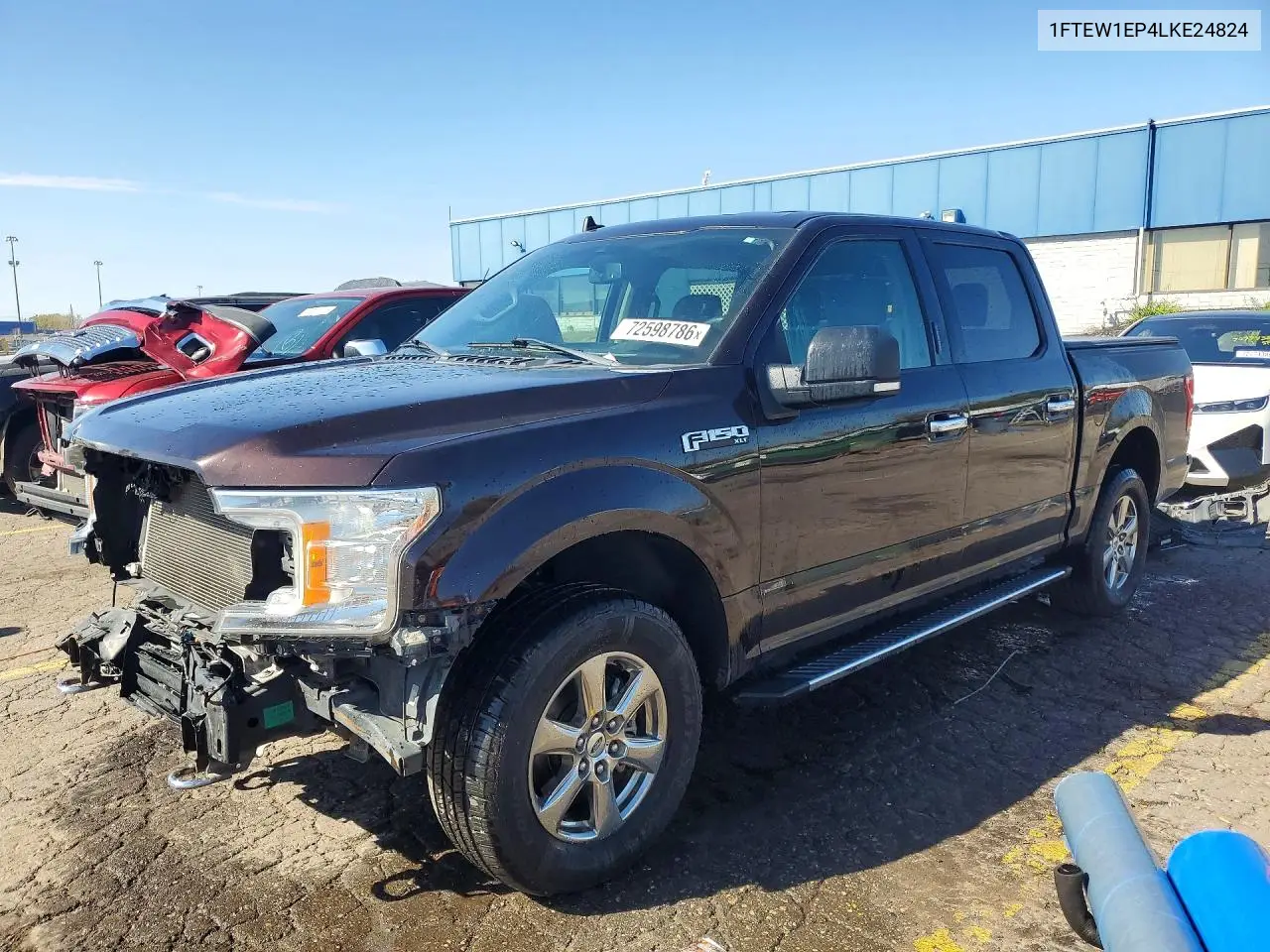 2020 Ford F150 Supercrew VIN 1FTEW1EP4LKE24824 фото 1