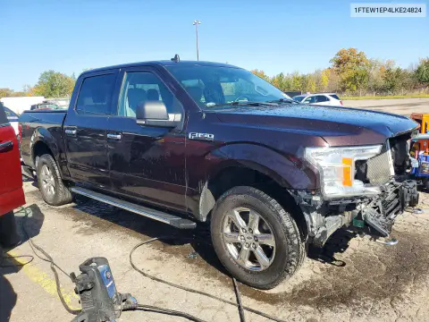 2020 Ford F150 Supercrew VIN 1FTEW1EP4LKE24824 фото 4