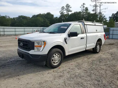 1FTMF1CB7MKE69874 — 2021 Ford F-150, Мелкие вмятины и царапины, фото до ремонта