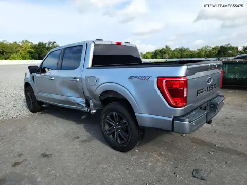 2021 Ford F150 Supercrew VIN 1FTEW1EP4MFB55475 фото 2
