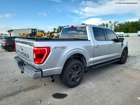 2021 Ford F150 Supercrew VIN 1FTEW1EP4MFB55475 фото 3