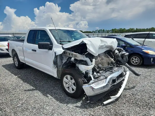 1FTEX1C87NFB03025 — 2022 Ford F-150, фото 4 с аукциона Copart, Передняя часть