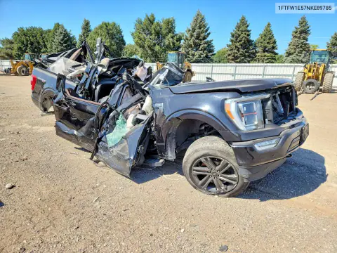 2022 Ford F150 Supercrew VIN 1FTFW1E57NKE89785 фото 4