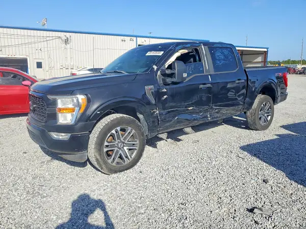 1FTFW1E56NFA61814 — 2022 Ford F-150, Боковая часть (Side), фото до ремонта