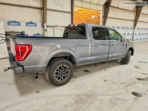 2022 Ford F150 Supercrew VIN 1FTFW1E88NFB87957 фото 3