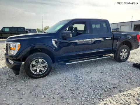 1FTEW1EP7NFA45229 — 2022 Ford F-150, Передняя часть, фото до ремонта