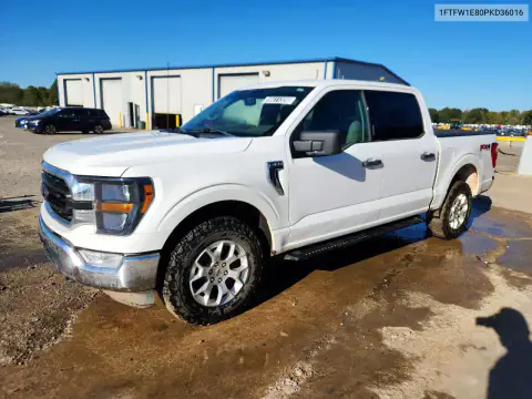1FTFW1E80PKD36016 — 2023 Ford F-150, Мелкие вмятины и царапины, фото до ремонта