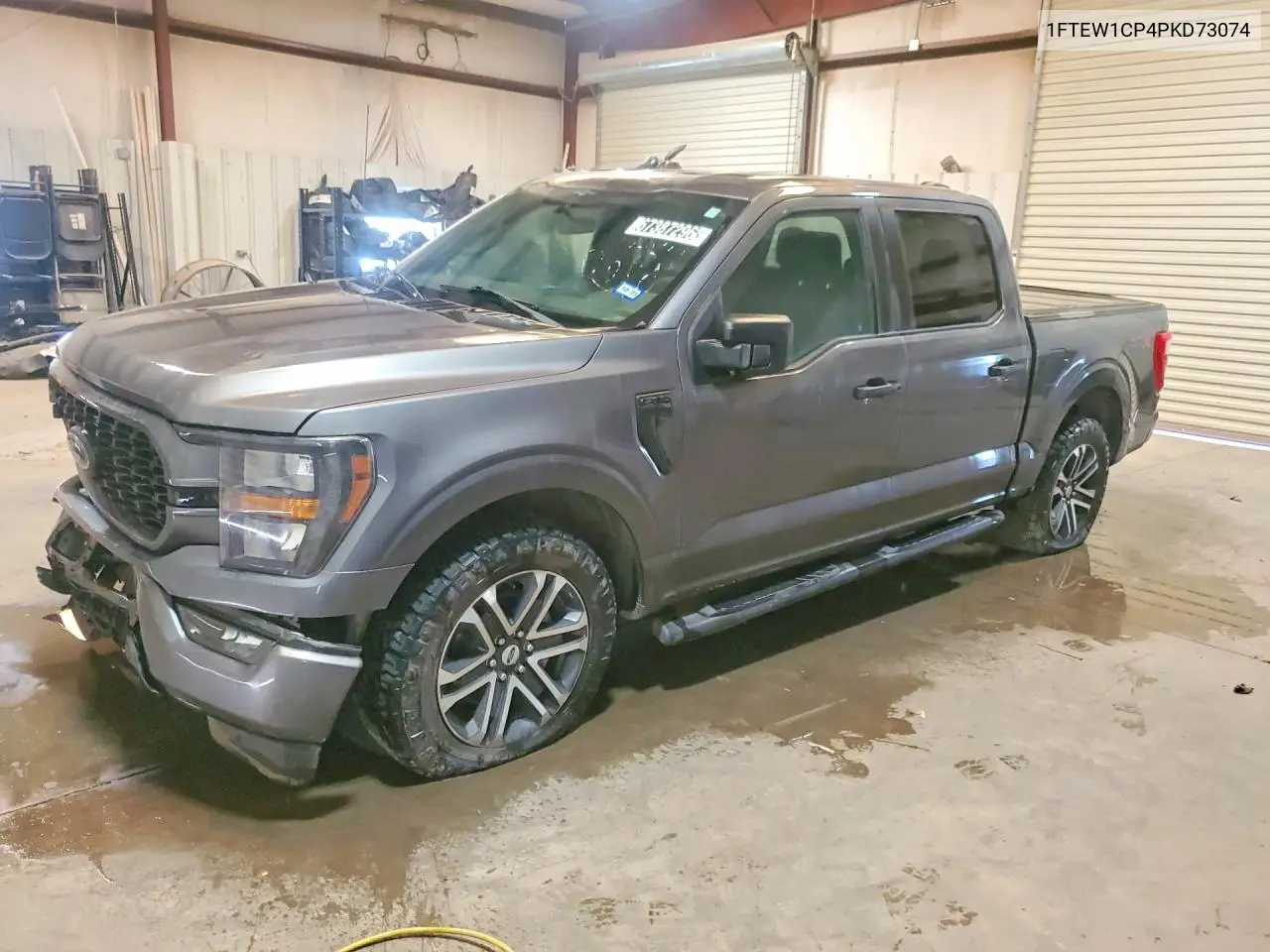 1FTEW1CP4PKD73074 Ford F-150 2023 — повреждение Передняя часть, фото до ремонта