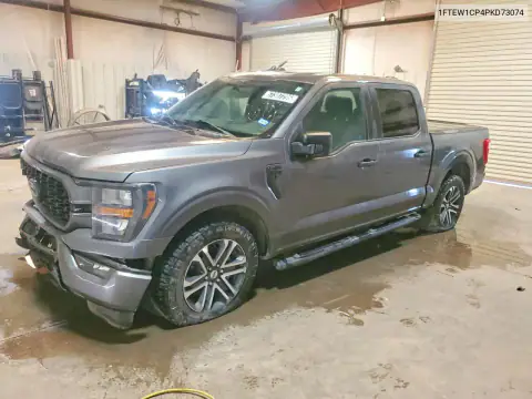 1FTEW1CP4PKD73074 — 2023 Ford F-150, Передняя часть, фото до ремонта