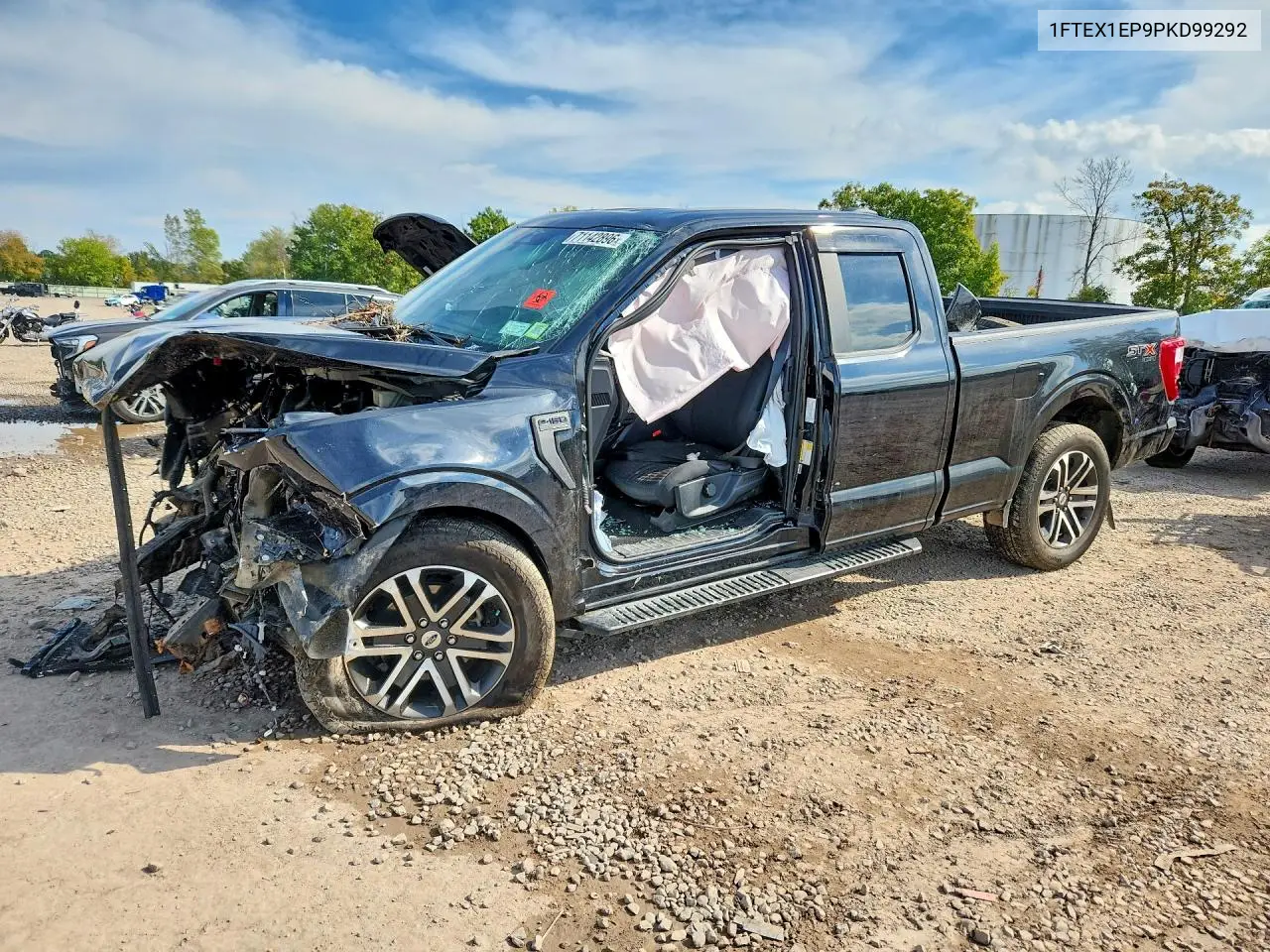 2023 Ford F150 Super Cab VIN 1FTEX1EP9PKD99292 фото 1