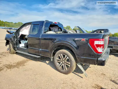 2023 Ford F150 Super Cab VIN 1FTEX1EP9PKD99292 фото 2