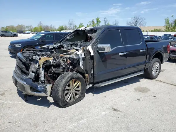 1FTFW5L84RKE81069 — 2024 Ford F-150, Пожар двигателя (Burn - Engine), фото до ремонта