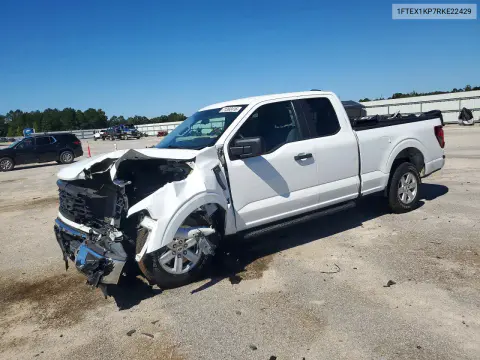 1FTEX1KP7RKE22429 — 2024 Ford F-150, Передняя часть, фото до ремонта