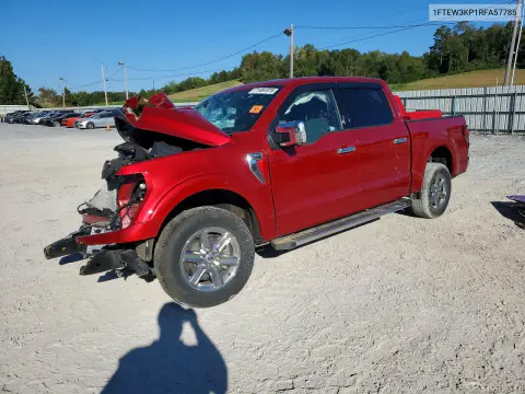 1FTEW3KP1RFA57785 — 2024 Ford F-150, Передняя часть, фото до ремонта