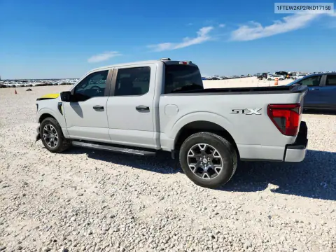 2024 Ford F150 Stx VIN 1FTEW2KP2RKD17158 фото 2