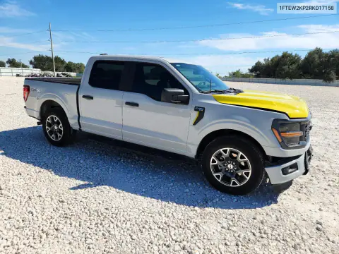 2024 Ford F150 Stx VIN 1FTEW2KP2RKD17158 фото 4