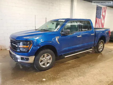 1FTFW3L88SKE77570 — 2025 Ford F-150, Передняя часть, фото до ремонта
