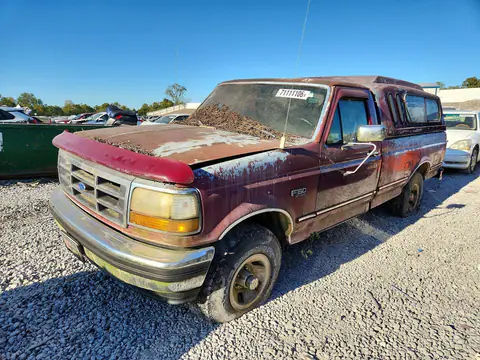 1FTEF14H1PNA40384 — 1993 Ford F150, Передняя часть (Front End), фото до ремонта