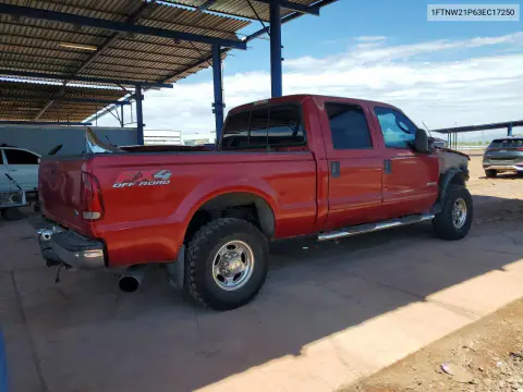 2003 Ford F250 Super Duty VIN 1FTNW21P63EC17250 фото 3