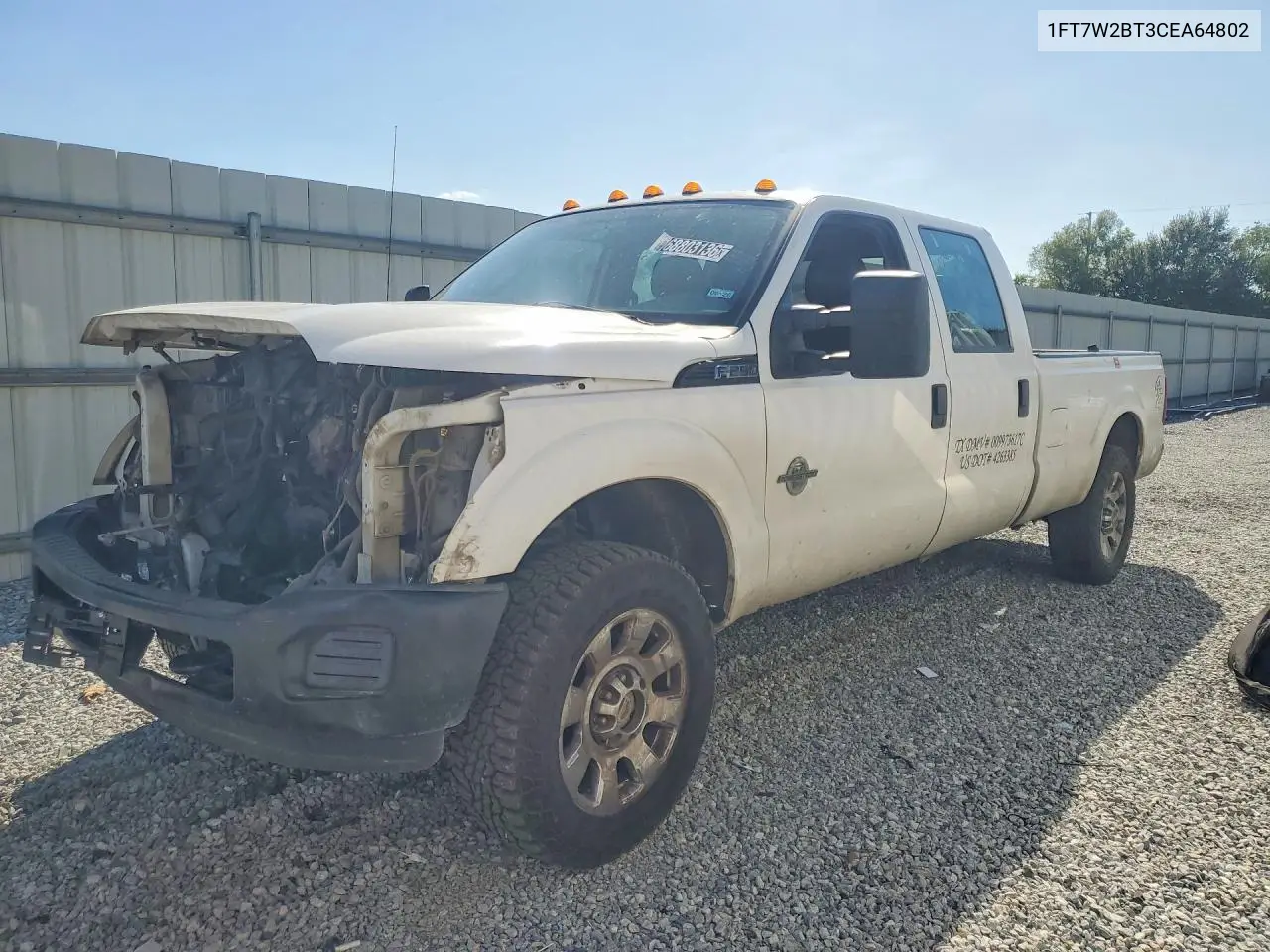 2012 Ford F250 Super Duty VIN 1FT7W2BT3CEA64802 фото 1