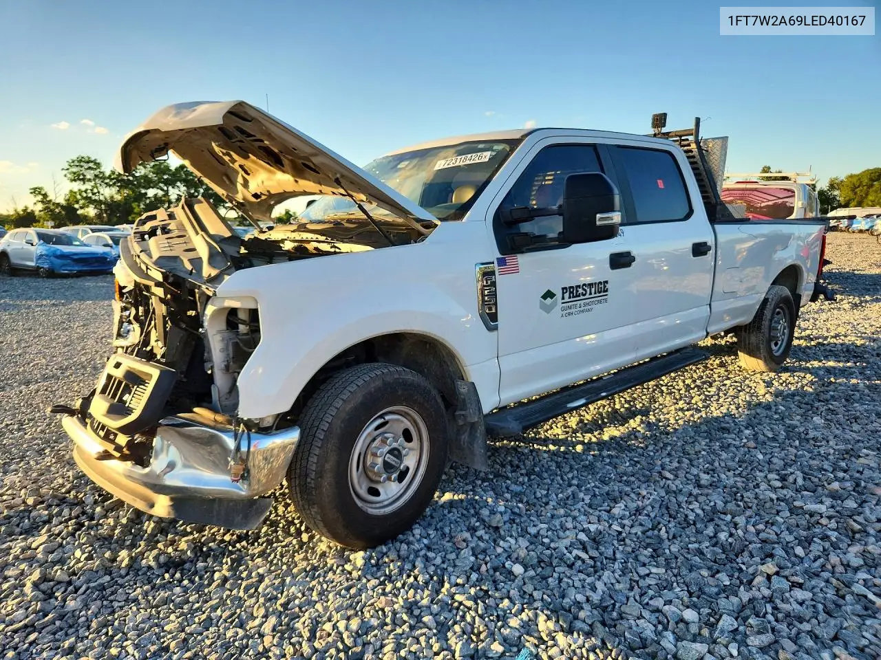 1FT7W2A69LED40167 Ford F250 2020 — повреждение Задняя часть, фото до ремонта