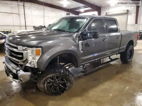1FT8W2BT7LEE03663 — 2020 Ford F250, Передняя часть, фото до ремонта