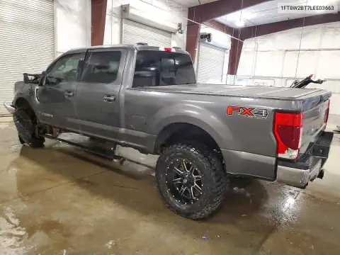 1FT8W2BT7LEE03663 — 2020 Ford F250, фото 2 с аукциона Copart, Передняя часть