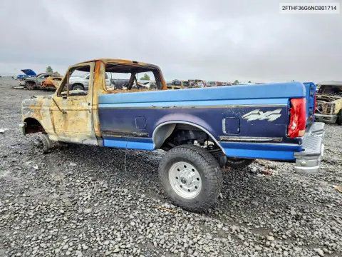 1992 Ford F350 VIN 2FTHF36G6NCB01714 фото 2